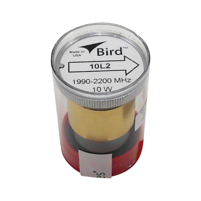 Elemento de 10 Watt en linea 7/8" para Wattmetro BIRD 43 en Rango de Frecuencia de 1990-2200 MHz.